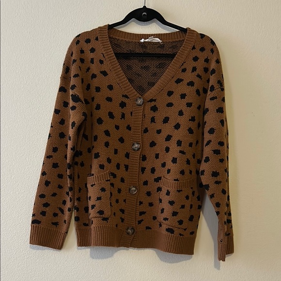 Downeast Spotted Cardigan - Picture 1 of 3